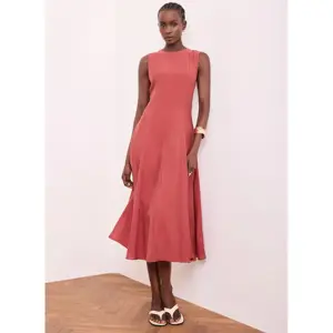 Mint Velvet Red Sleeveless Maxi Dress
